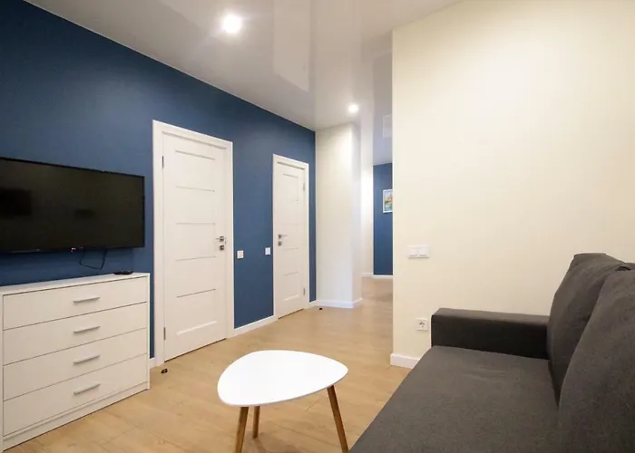 公寓 Nest Center Aparts 利沃夫